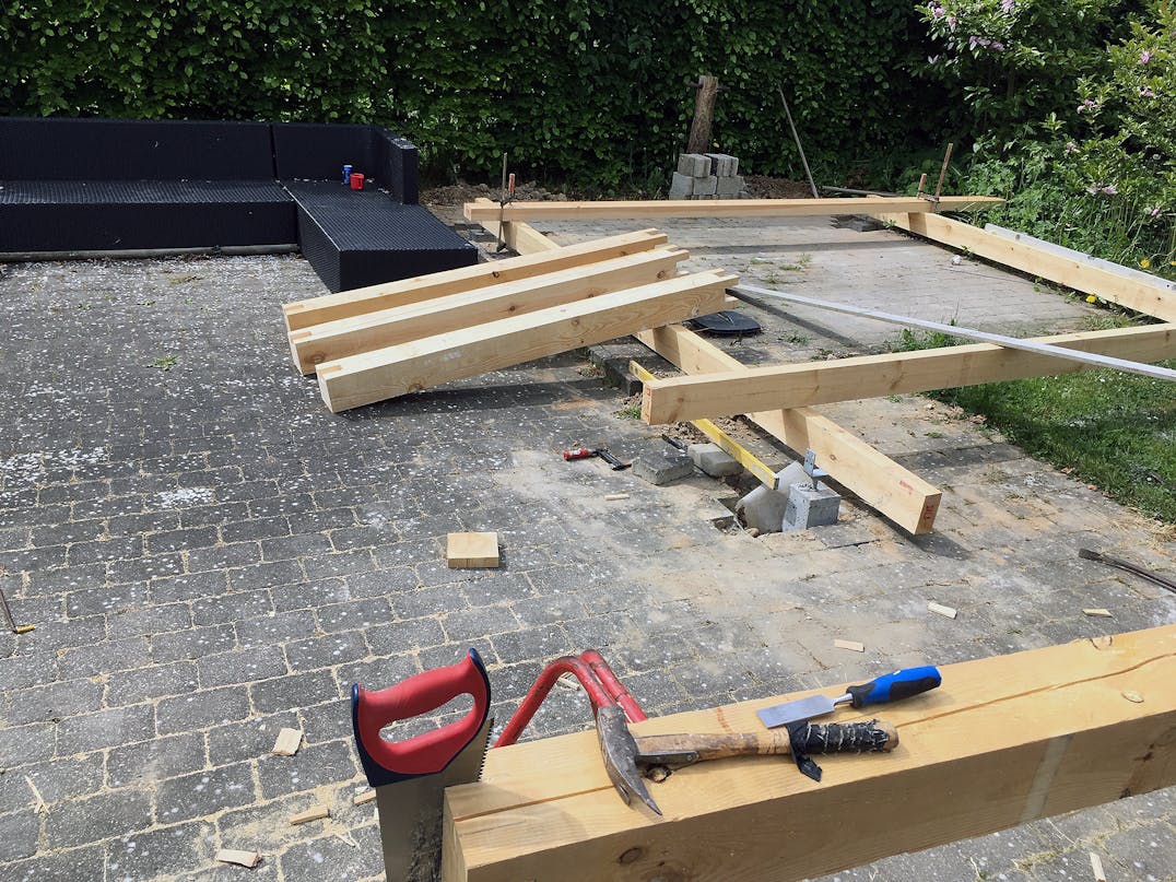 Havepavillon med tapsamlinger Havepavillon med tapsamlinger